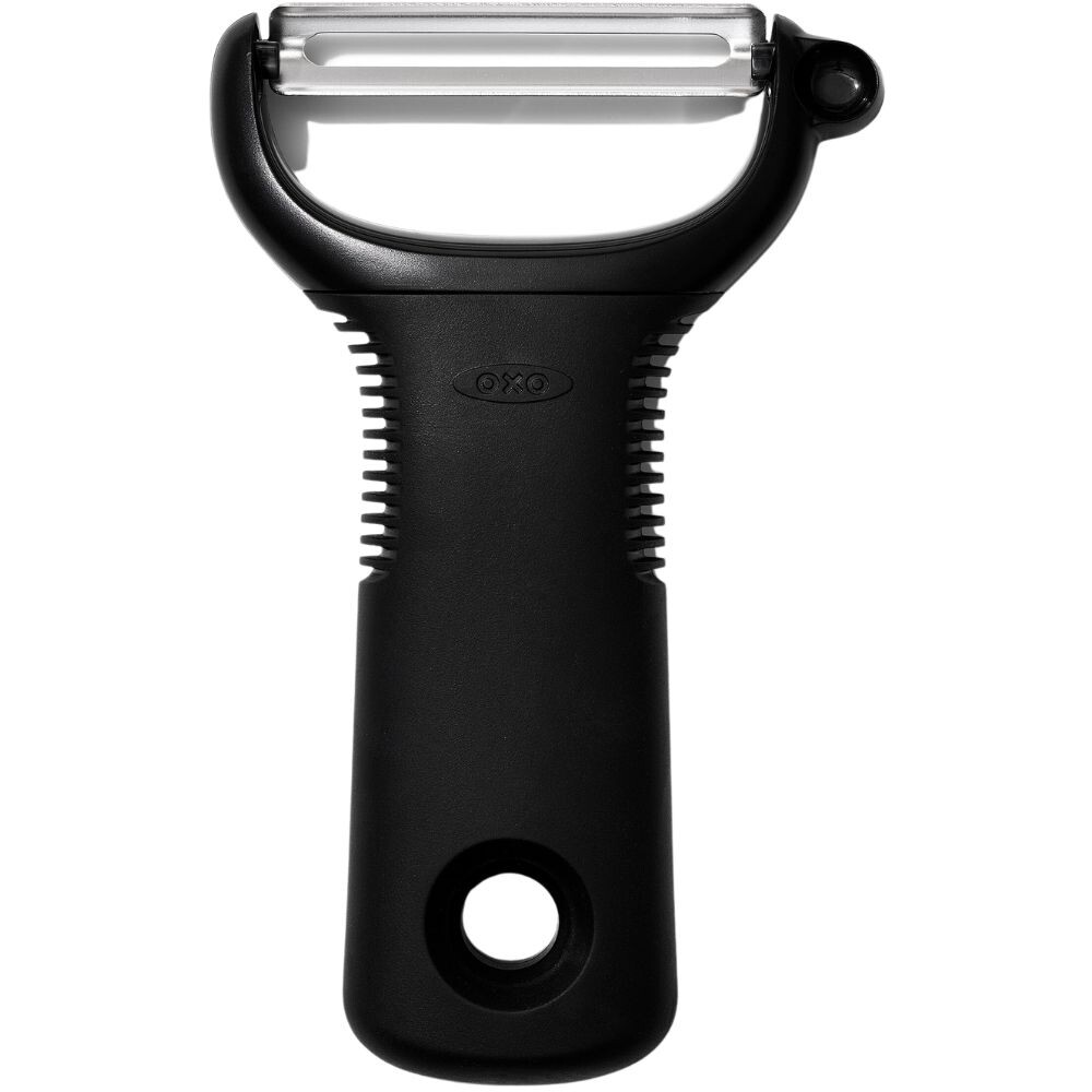 Škrabka na zeleninu GOOD GRIPS 13 cm, čierna, plast, OXO