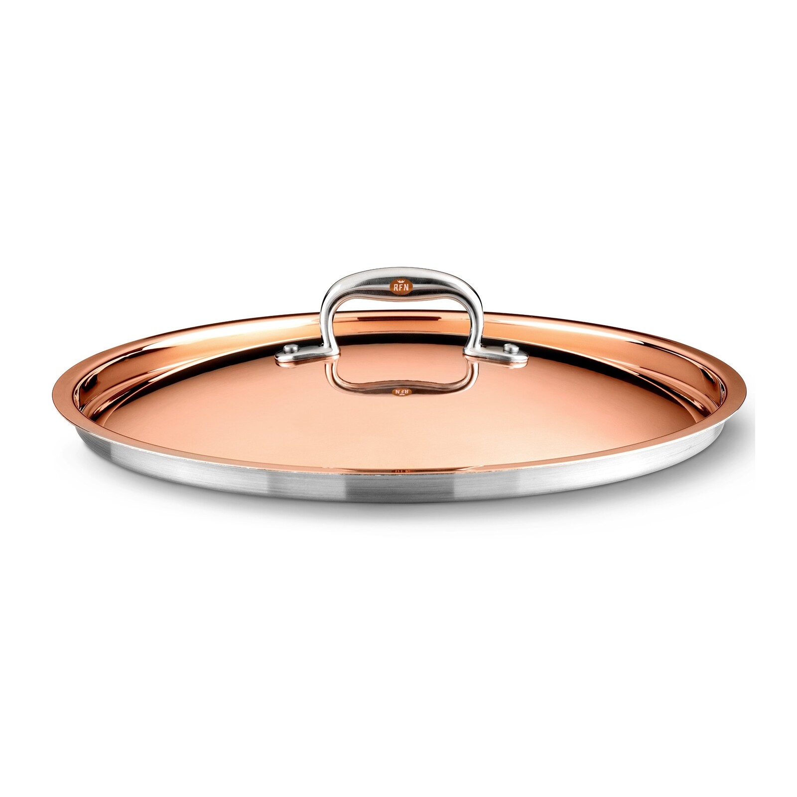 Pokrievka na hrniec CON CLASSE 20 cm, meď, Ruffoni