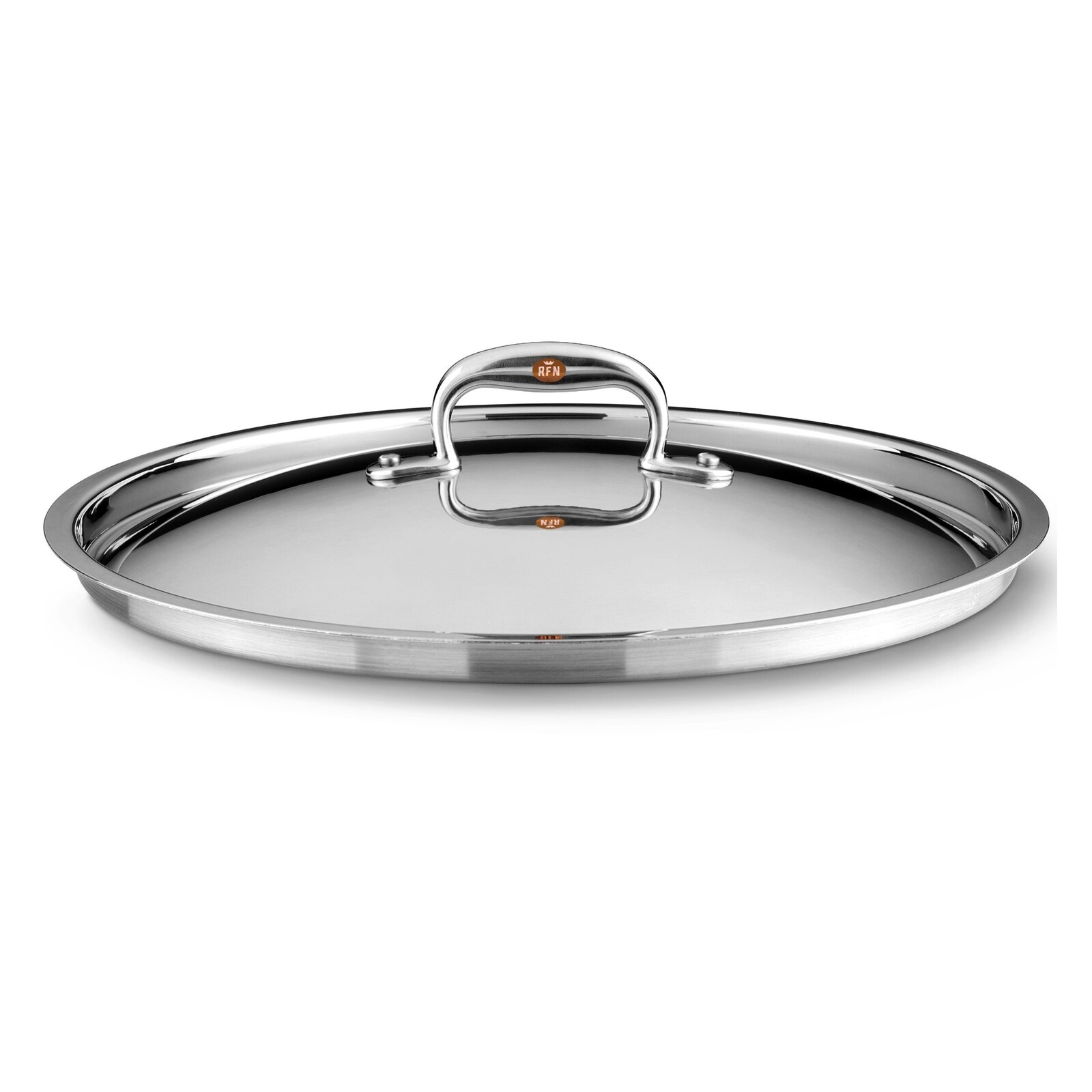 Pokrievka na hrniec CON CUORE 24 cm, strieborná, meď, Ruffoni