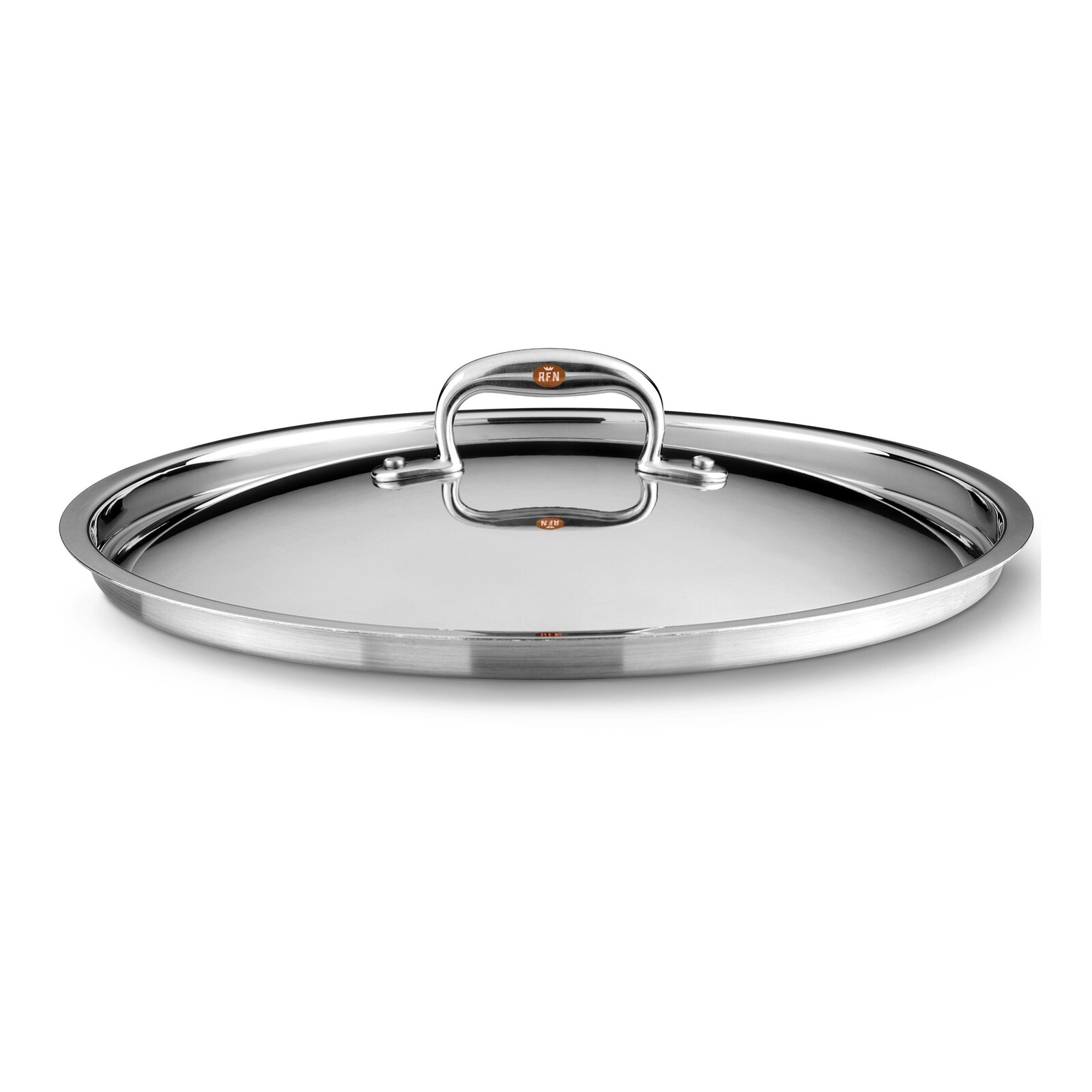 Pokrievka na hrniec CON CUORE 20 cm, strieborná, meď, Ruffoni