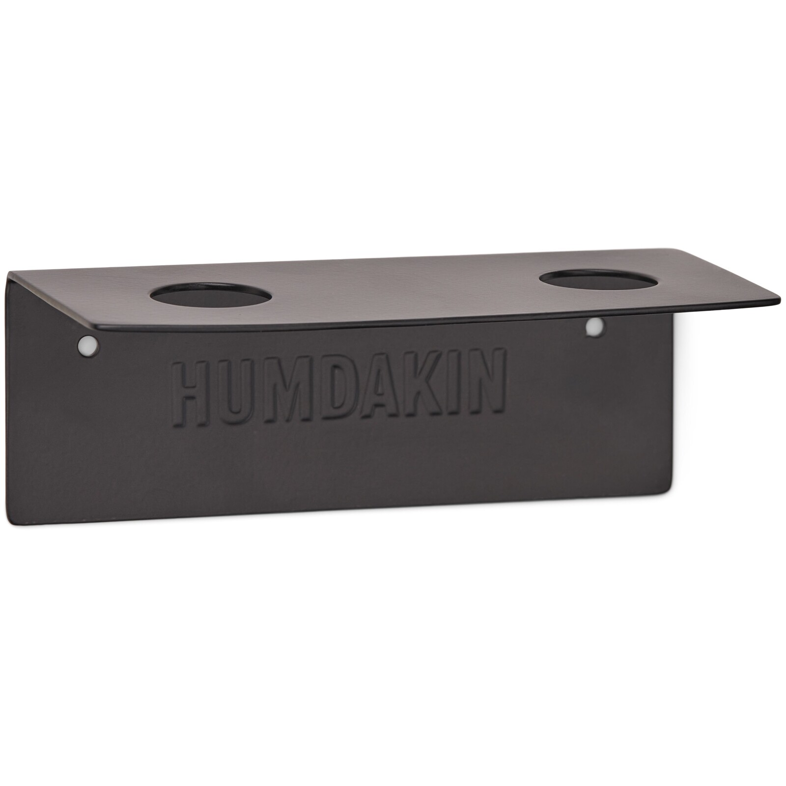 Držiak na tekuté mydlá 14 cm, dvojitý, čierna, železo, Humdakin