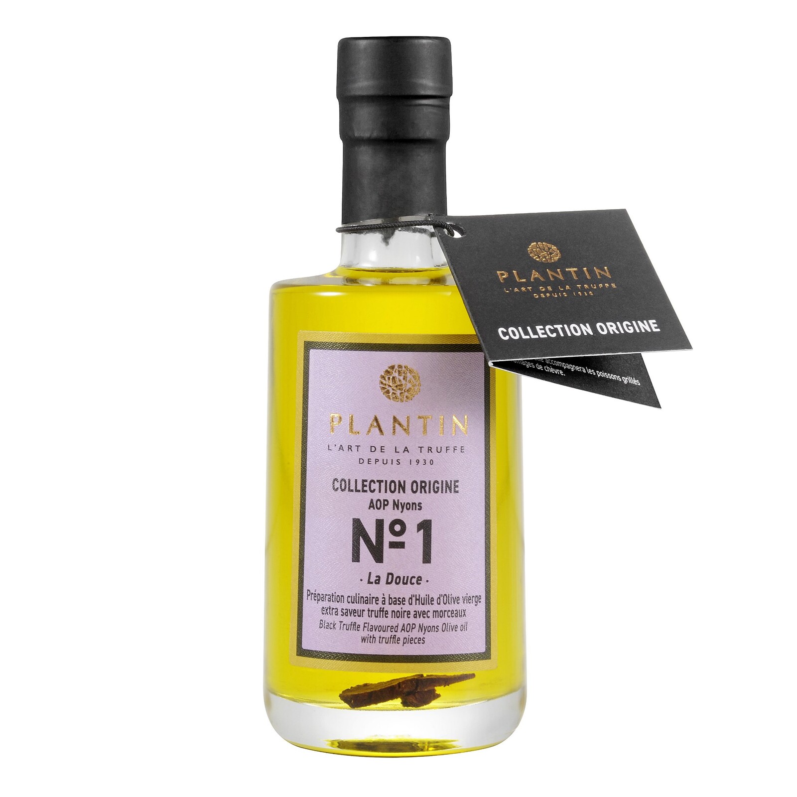 Extra panenský olivový olej AOP NYONS N°1 100 ml, čierna hľuzovka, PLANTIN