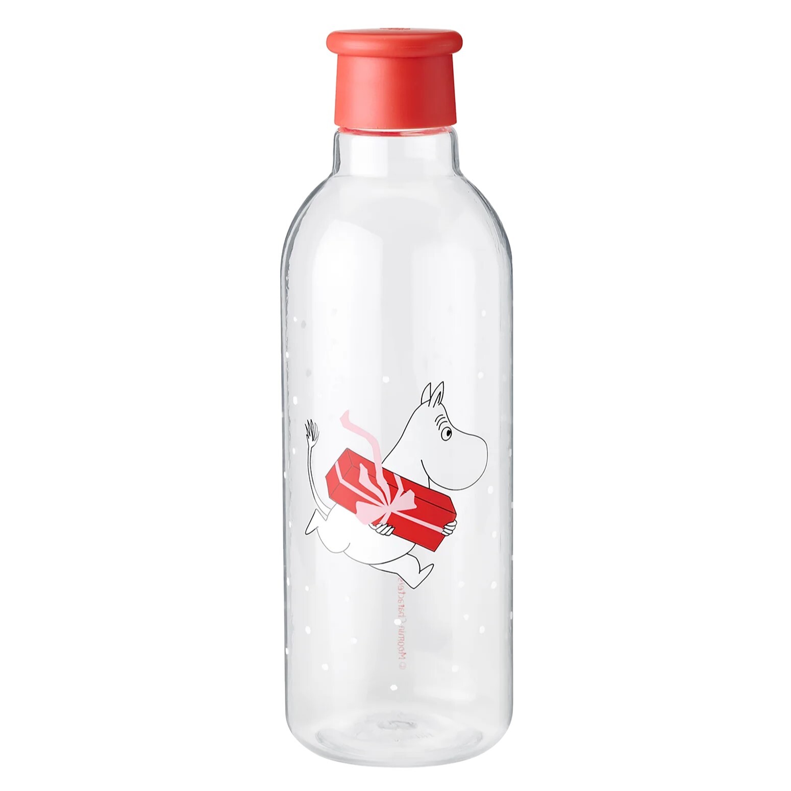 Fľaša na vodu MOOMIN 750 ml, červená, tritán, RIG-TIG