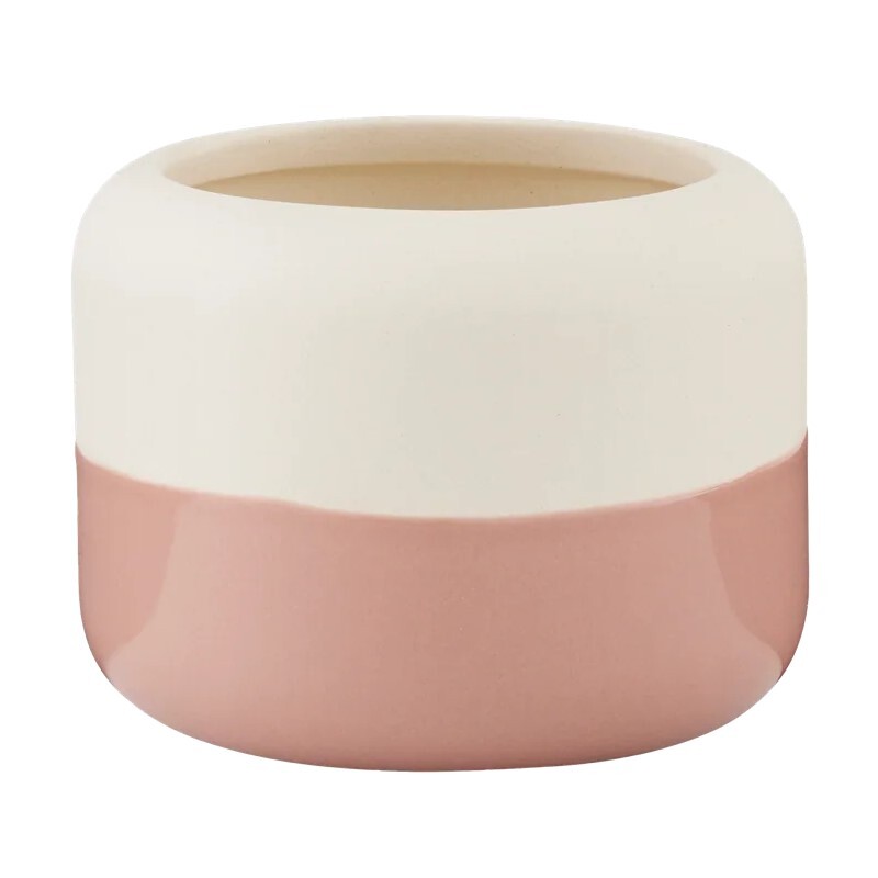 Kvetináč PLANT-IT 9 cm, hmlisto ružová, kamenina, RIG-TIG