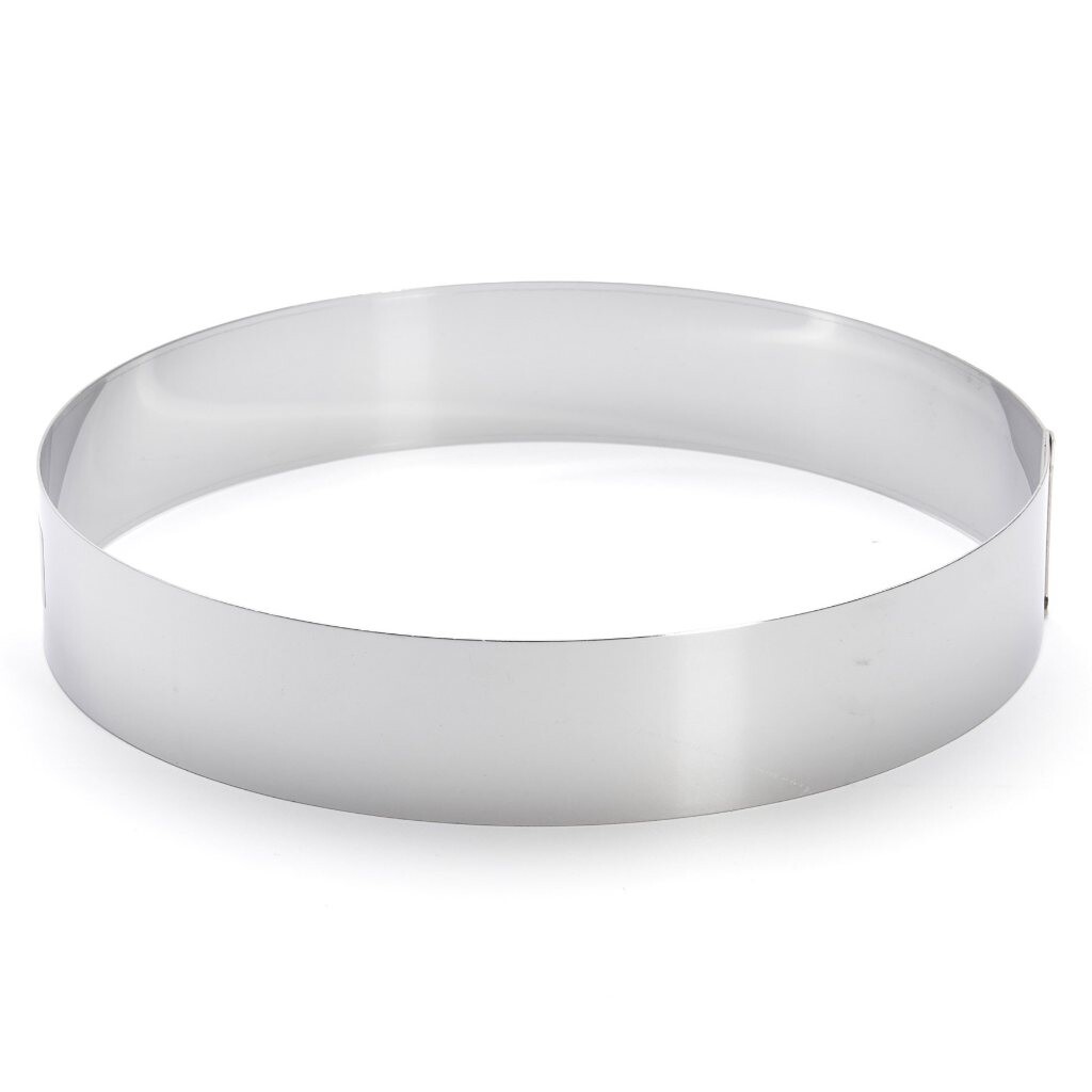 Rám na pečenie 24 x 4,5 cm, nerezová oceľ, de Buyer