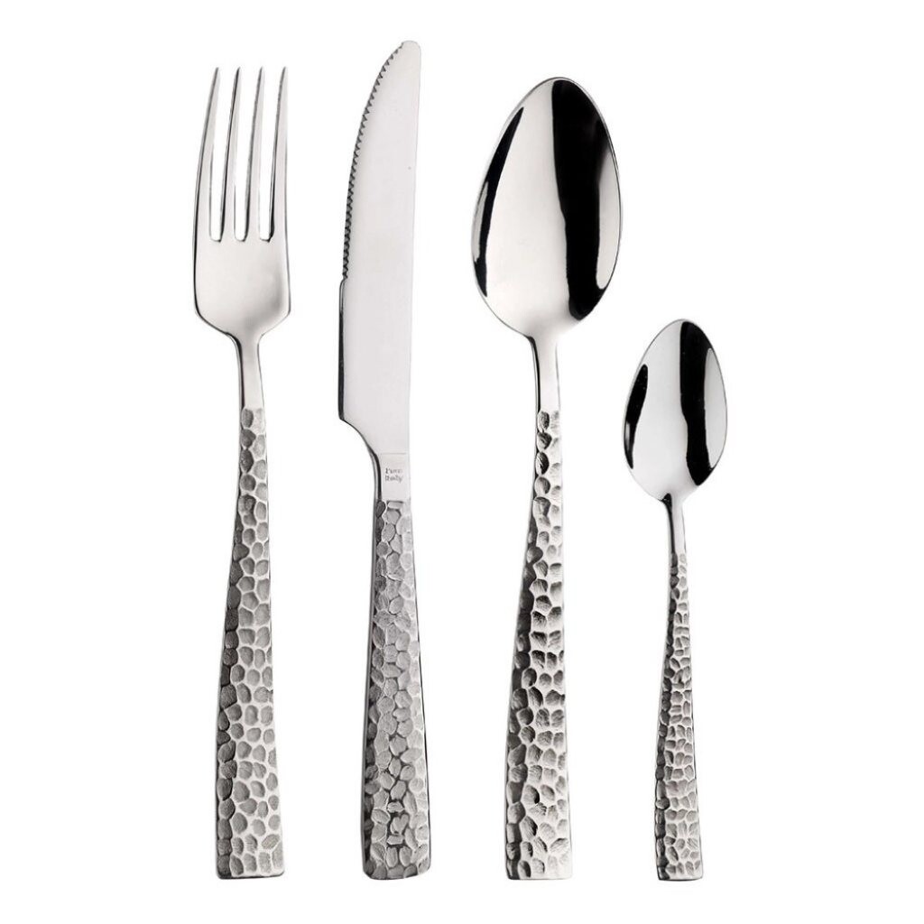 Sada príborov PALACE MARTELLATO, sada 30 ks, strieborná, Pintinox