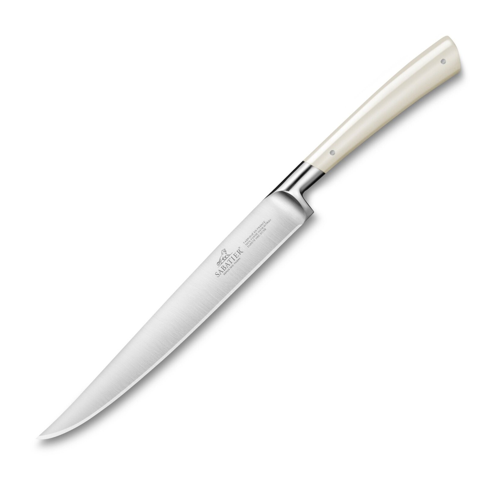 Nôž na mäso EDONIST 20 cm, nerezové nity, biela, Lion Sabatier