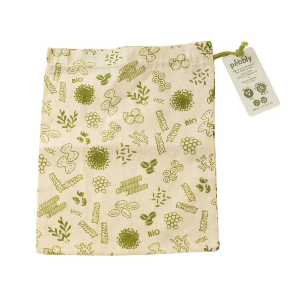 Vrecko na opakované použitie NBA156 25 x 30 cm, bavlna, Pebbly