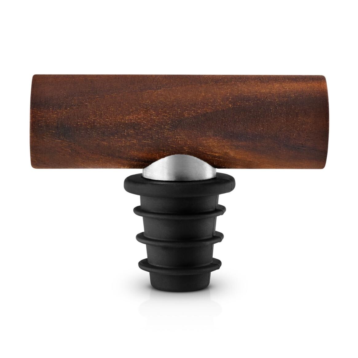 Uzáver na víno LIQUID LOUNGE 7 cm, hnedá, drevo, Eva Solo