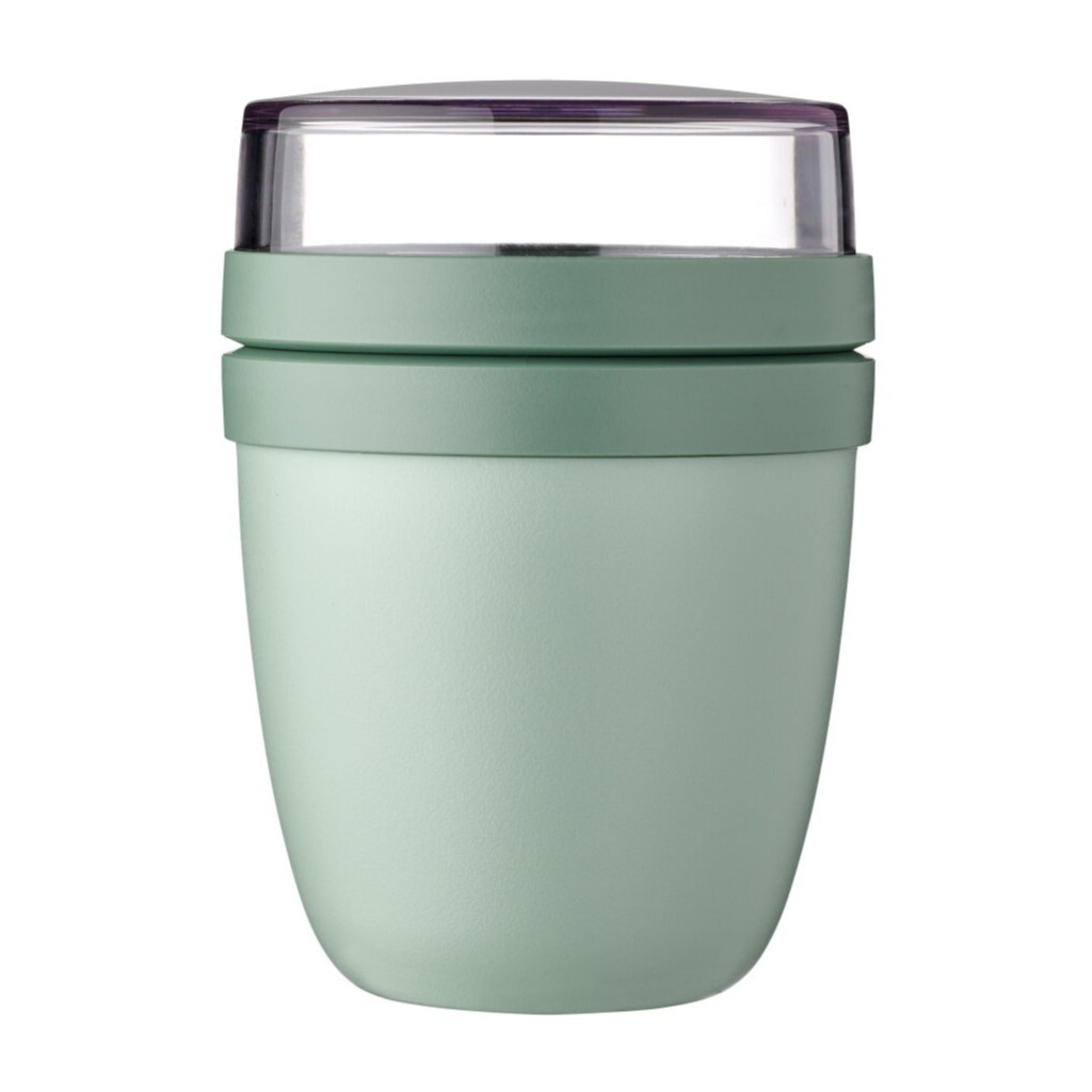 Desiatový box ELLIPSE MINI 300 + 120 ml, severská šalvia, plast, Mepal