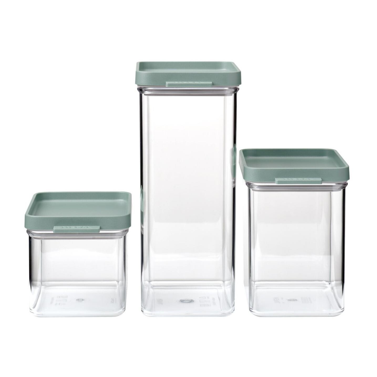 Dóza na potraviny OMNIA, sada 3 ks, severská šalvia, plast, Mepal