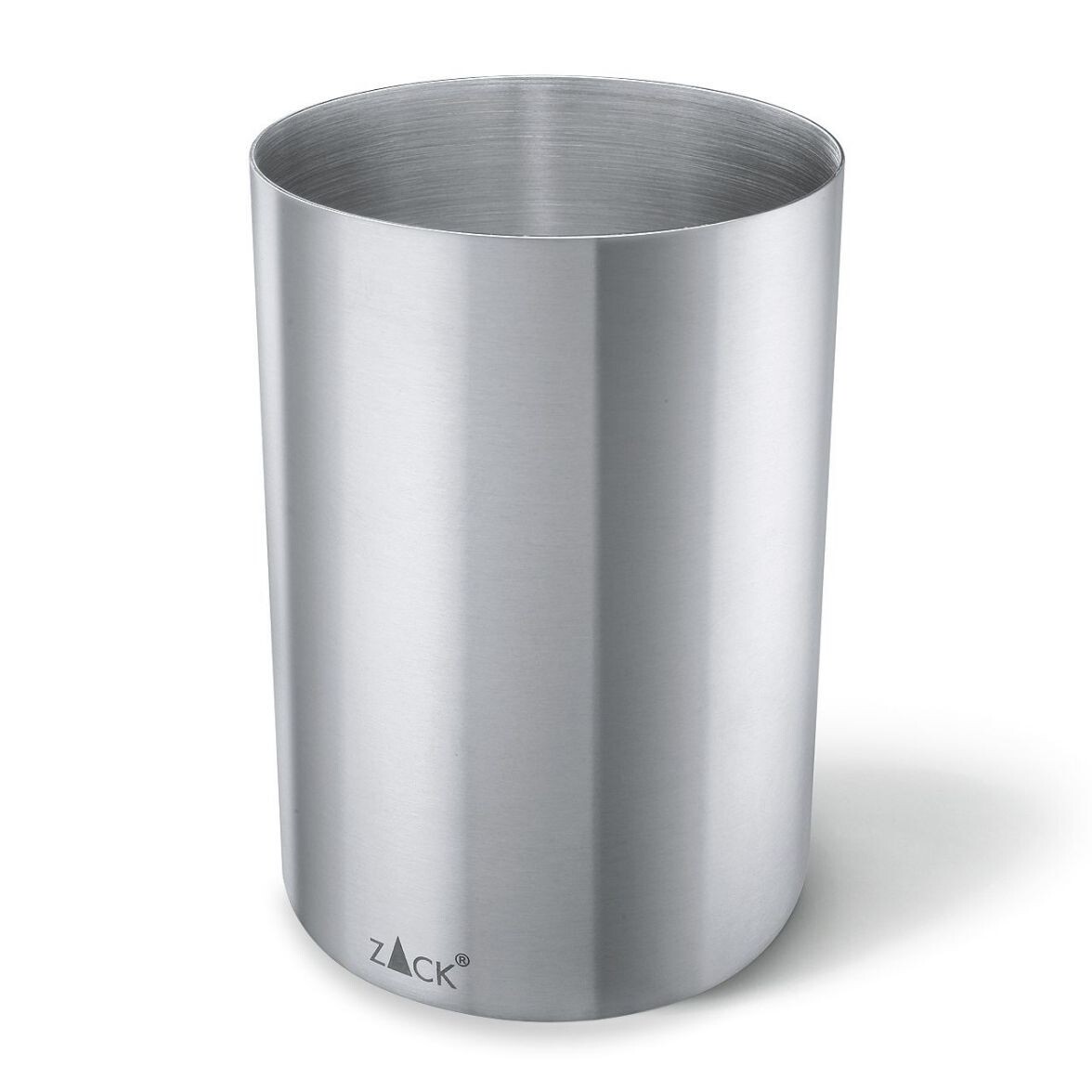 Pohár na zubné kefky REZZO 250 ml, strieborná, nerezová oceľ, Zack