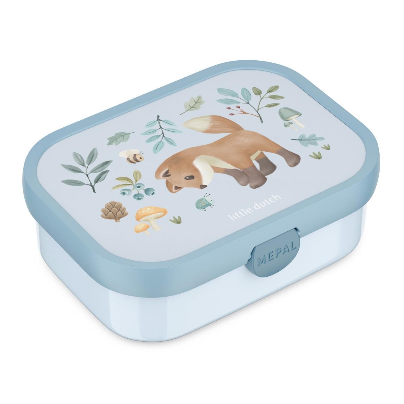 Detský desiatový box CAMPUS 750 ml, lesní priatelia, plast, Mepal