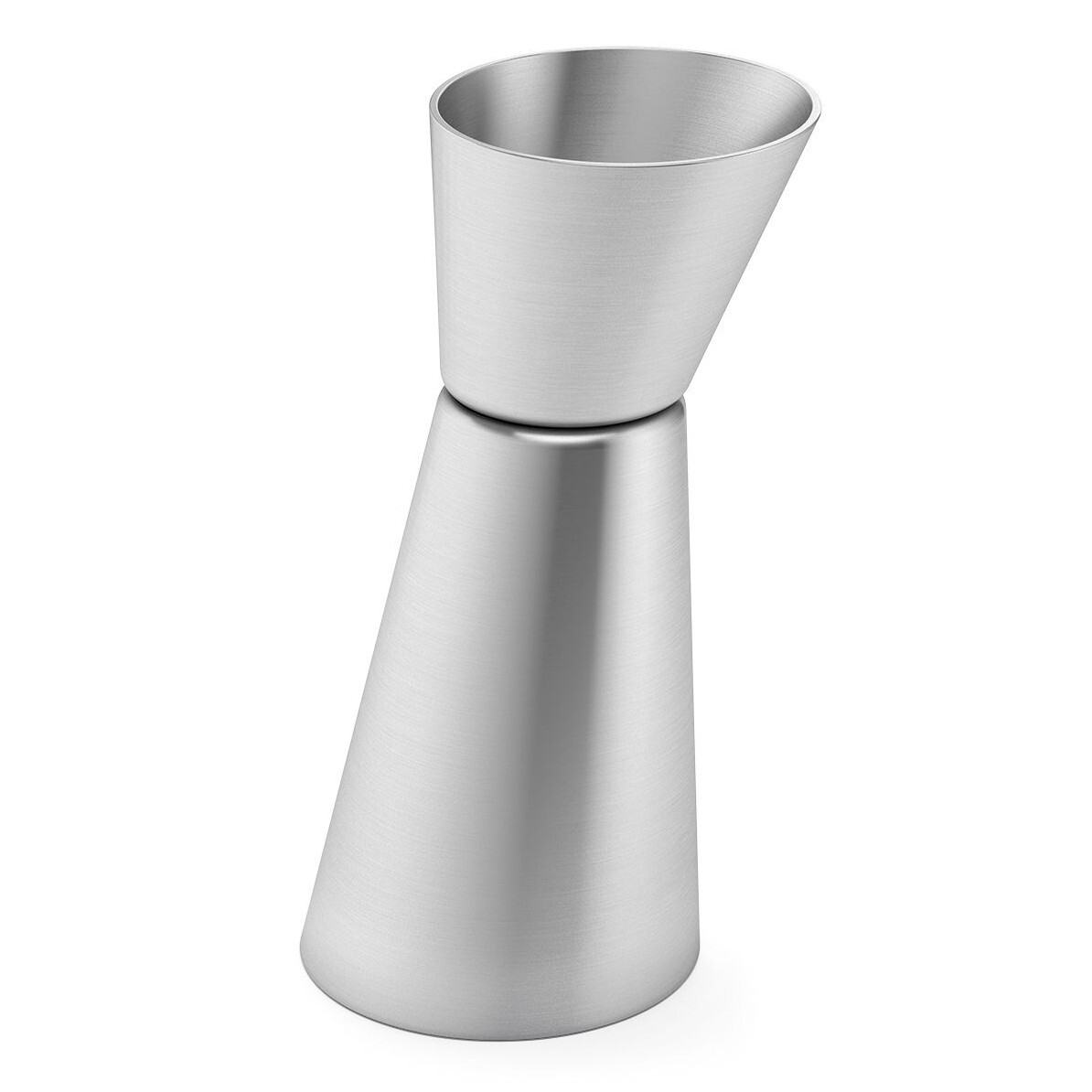 Barmanská odmerka DONARE 20/40 ml, strieborná, nerezová oceľ, Zack
