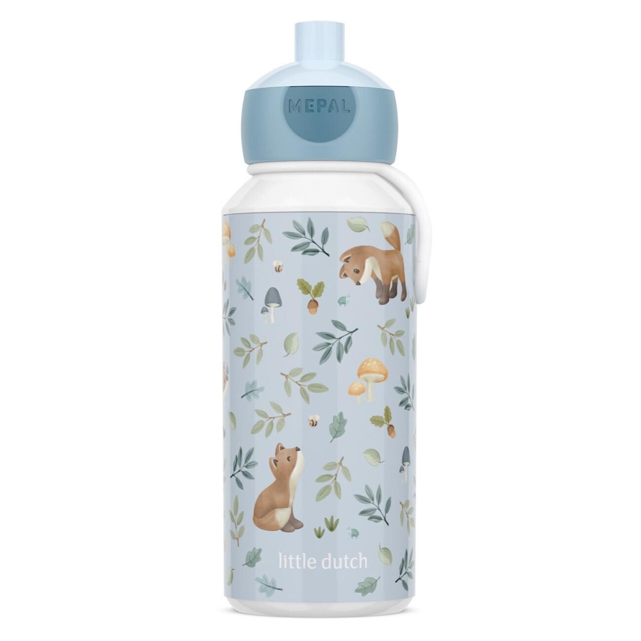 Fľaša na vodu detská CAMPUS 400 ml, lesní priatelia, plast, Mepal