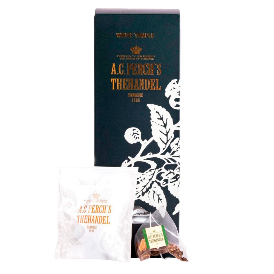 Biely čaj WHITE TEMPLE, 25 čajových sáčkov, A.C. Perch's Thehandel