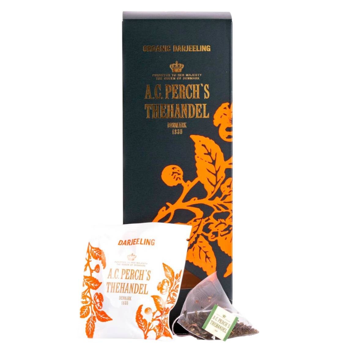 Čierny čaj ORGANIC DARJEELING, 25 čajových sáčkov, A.C. Perch's Thehandel