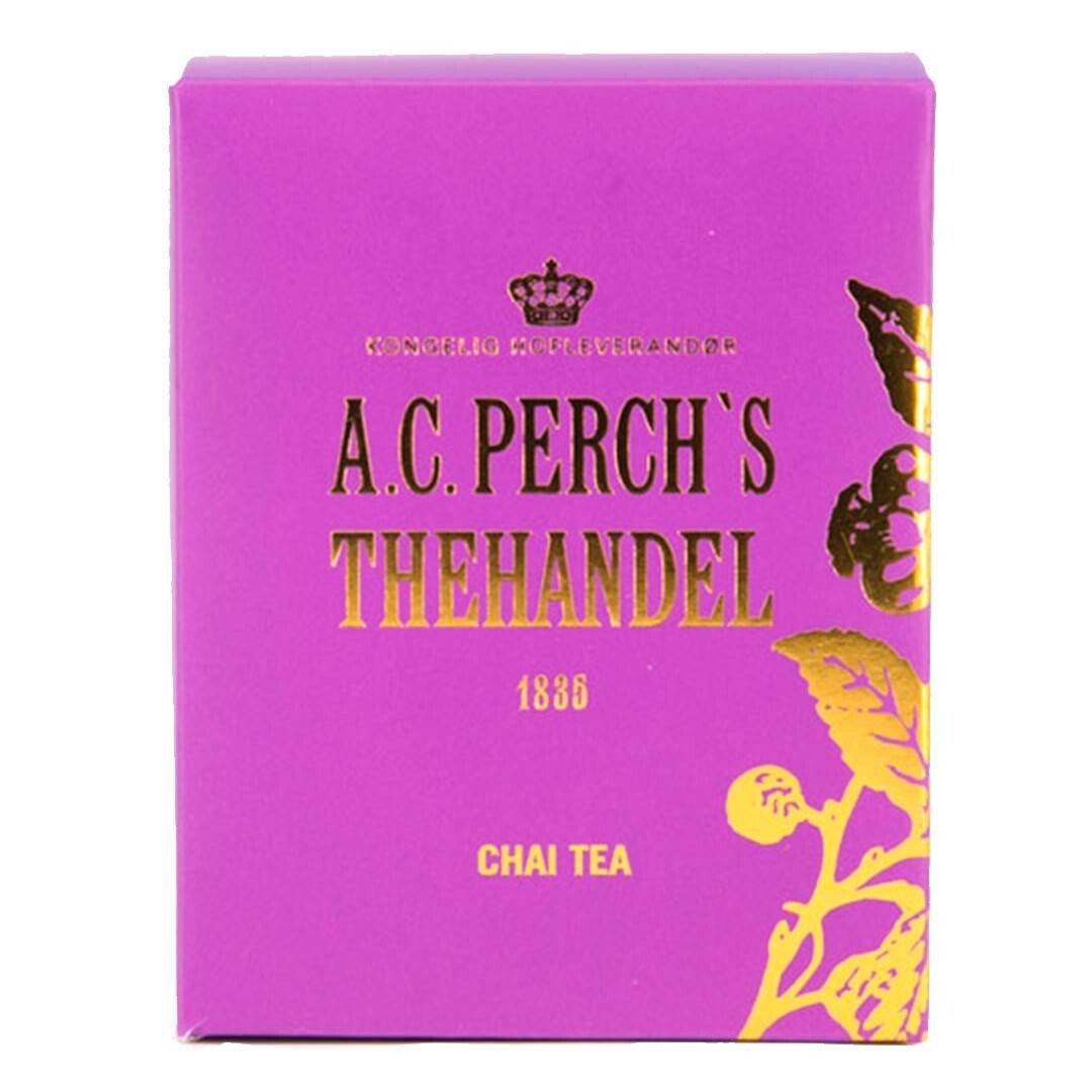 Čierny čaj INDIAN CHAI, 10 čajových vrecúšok, A.C. Perch's Thehandel