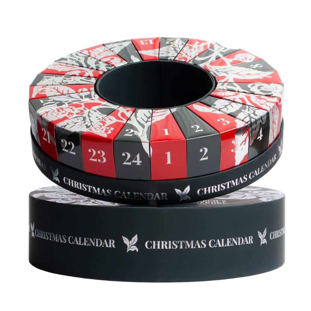 Sada čajov CHRISTMAS CALENDAR GREEN, 48 čajových vrecúšok, A.C. Perch's Thehandel