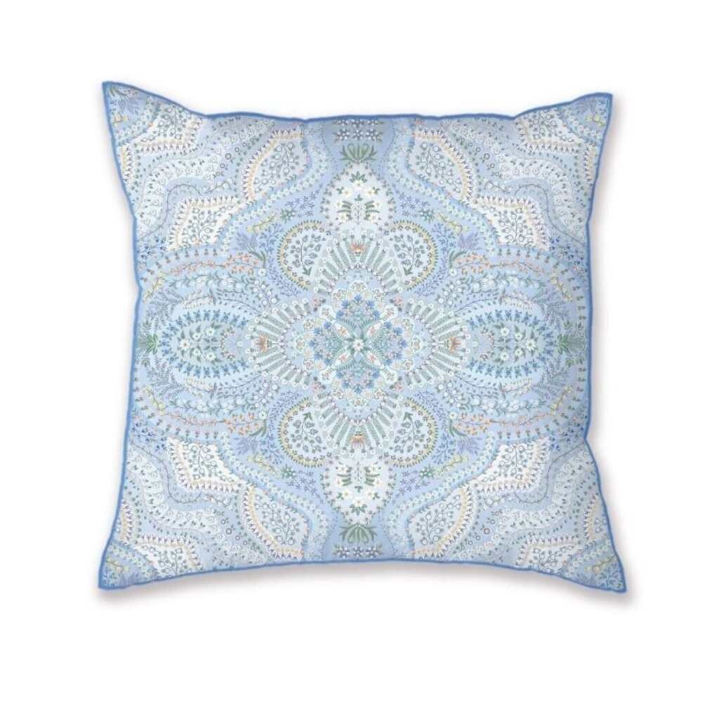 Dekoračný vankúš MOON FLOWER 53 x 53 cm, modrá, bavlna, Pip Studio
