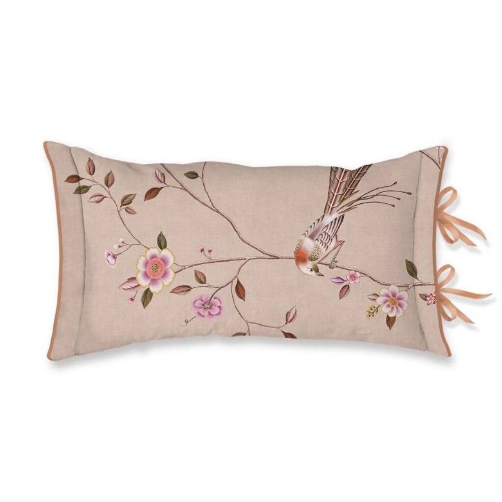 Dekoračný vankúš BAMBOO BLOSSOM 35 x 60 cm, khaki, bavlna, Pip Studio