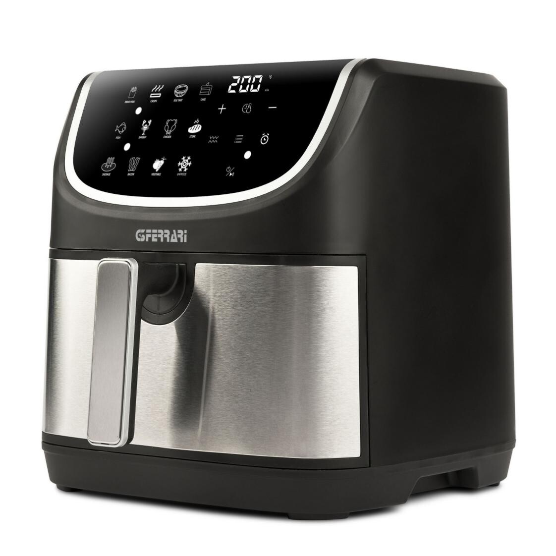 Teplovzdušná fritéza FRIGGISANO GRILL 8 l, čierna, G3Ferrari