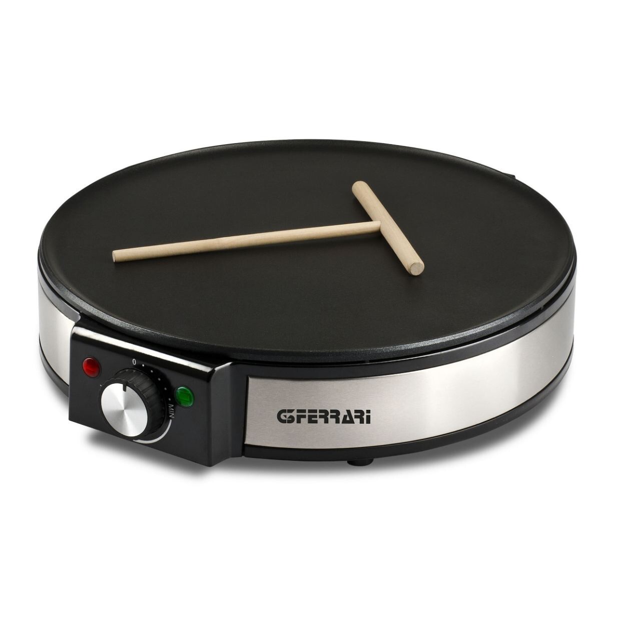 Prístroj na prípravu palaciniek PROFI-CREPE 30 cm, strieborná, G3Ferrari