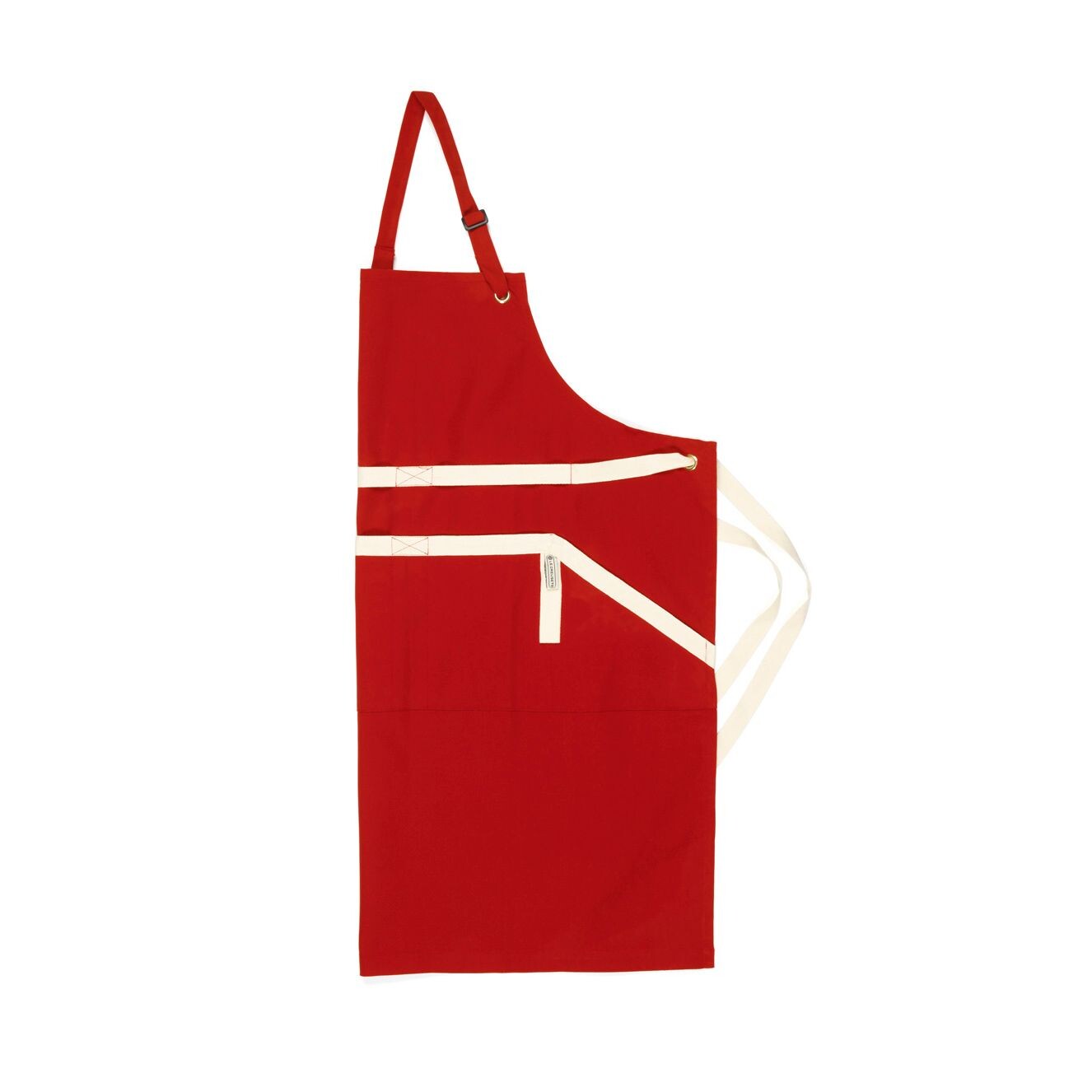 Kuchynská zástera 80 x 88 cm, CERISE, bavlna, Le Creuset