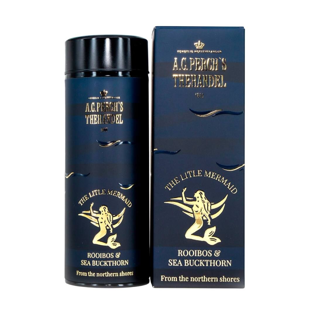 Rooibos čaj ICONICS THE LITTLE MERMAID 80 g, plechovka, A.C. Perch's Thehandel