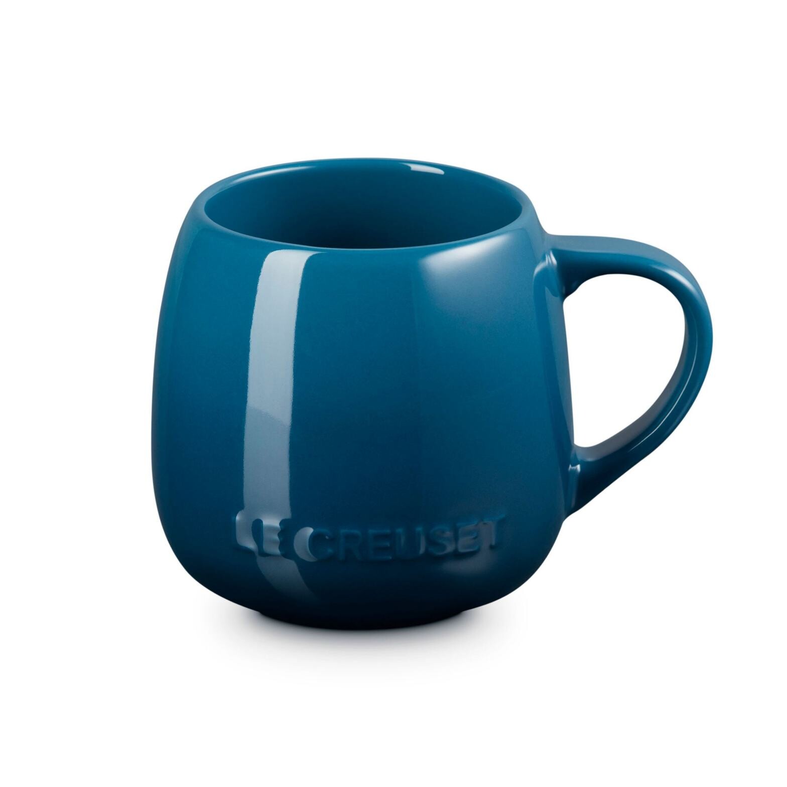 Hrnček COUPE 320 ml, DEEP TEAL, kamenina, Le Creuset