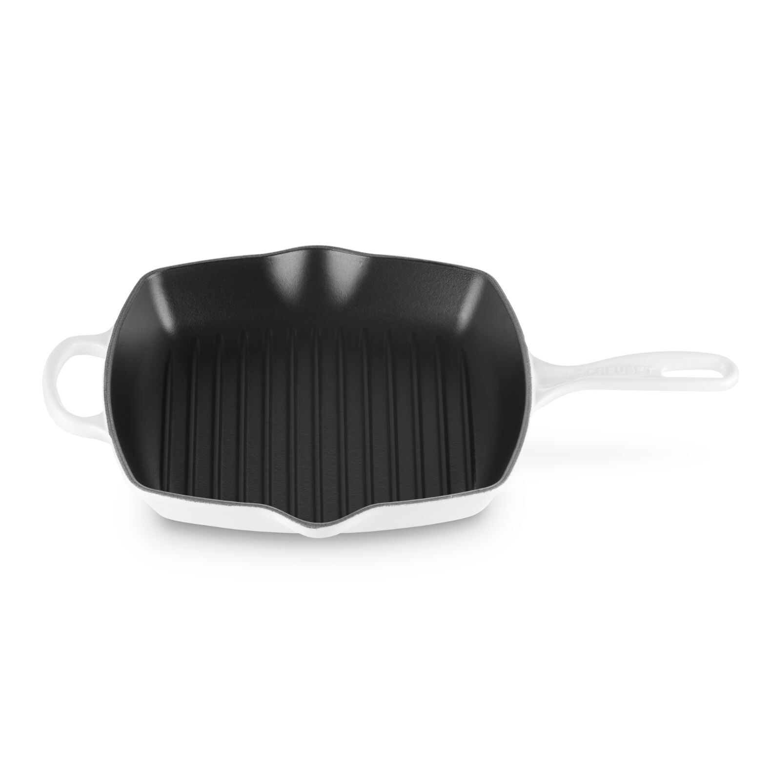 Grilovacia panvica SIGNATURE 26 cm, WHITE, liatina, Le Creuset