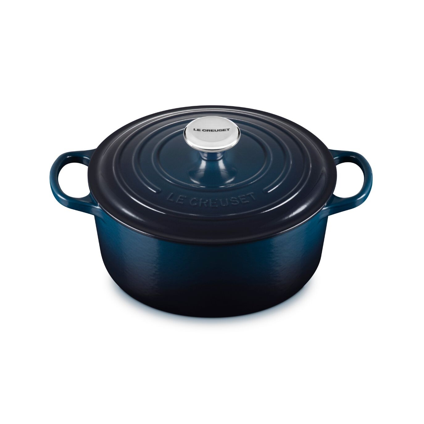 Kastról SIGNATURE 24 cm, 4,2 l, NUIT, liatina, Le Creuset