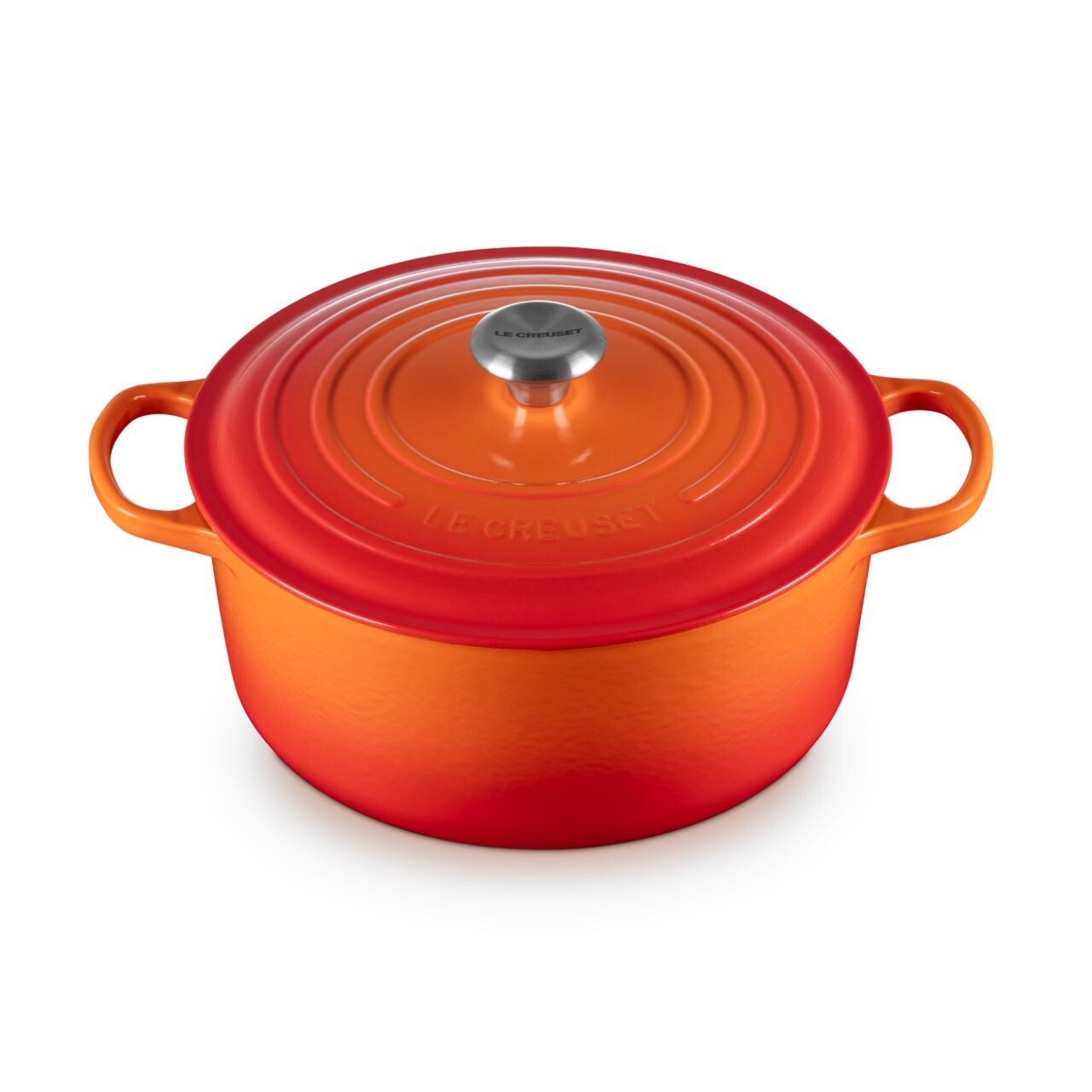 Kastról SIGNATURE 28 cm, 6,7 l, FLAME, liatina, Le Creuset