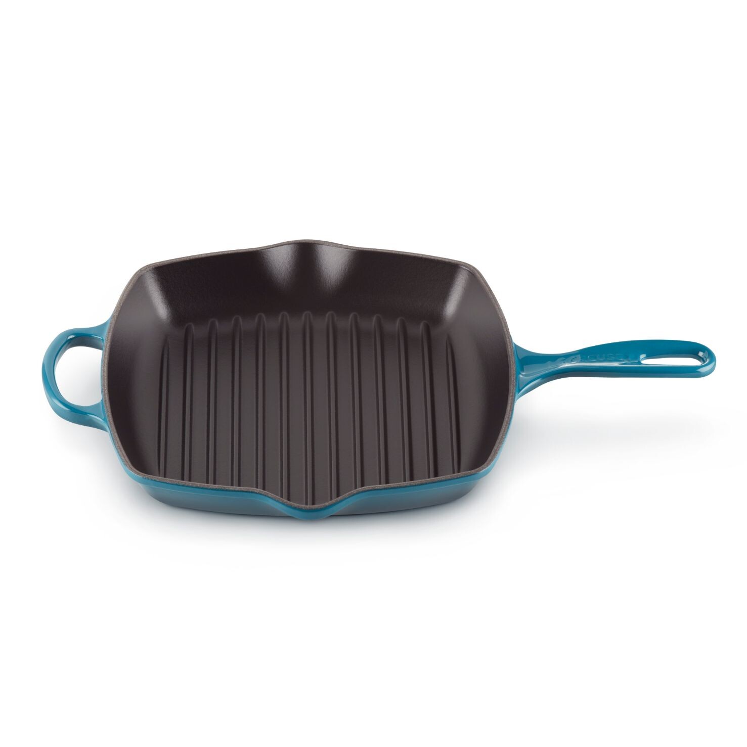 Grilovacia panvica SIGNATURE 26 cm, DEEP TEAL, liatina, Le Creuset