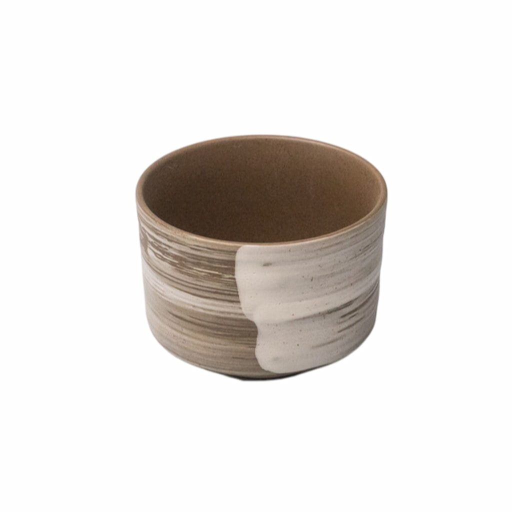 Miska na matcha čaj SWEPT EARTH 350 ml, hnedá, keramika, MIJ