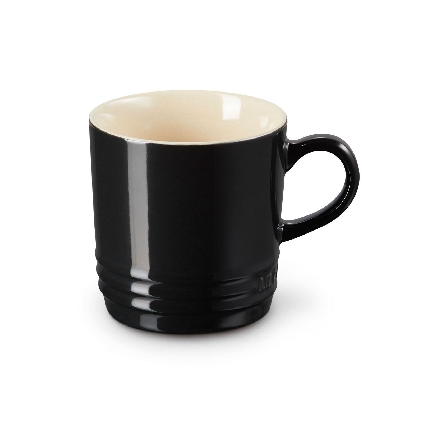 Hrnček na cappuccino 200 ml, BLACK ONYX, kamenina, Le Creuset