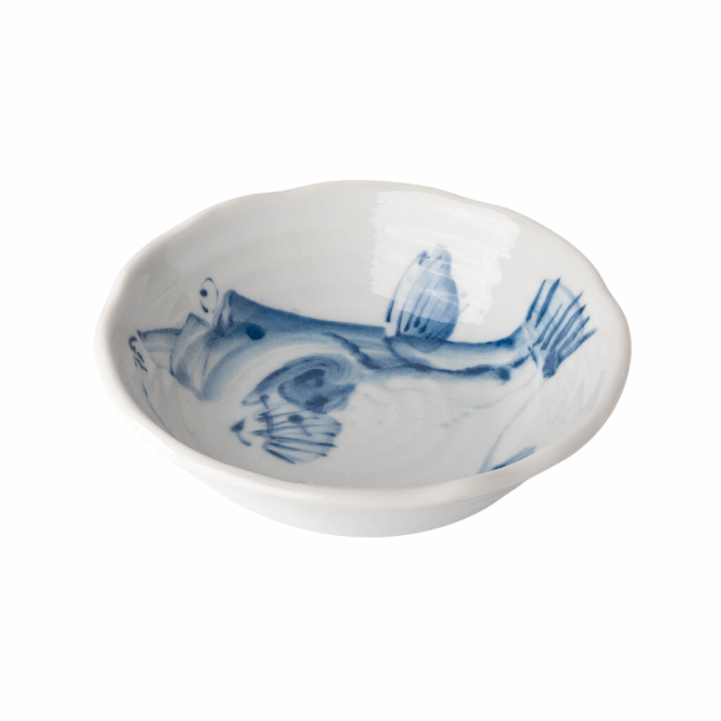 Jedálenská miska FUGU 14 cm, biela, keramika, MIJ