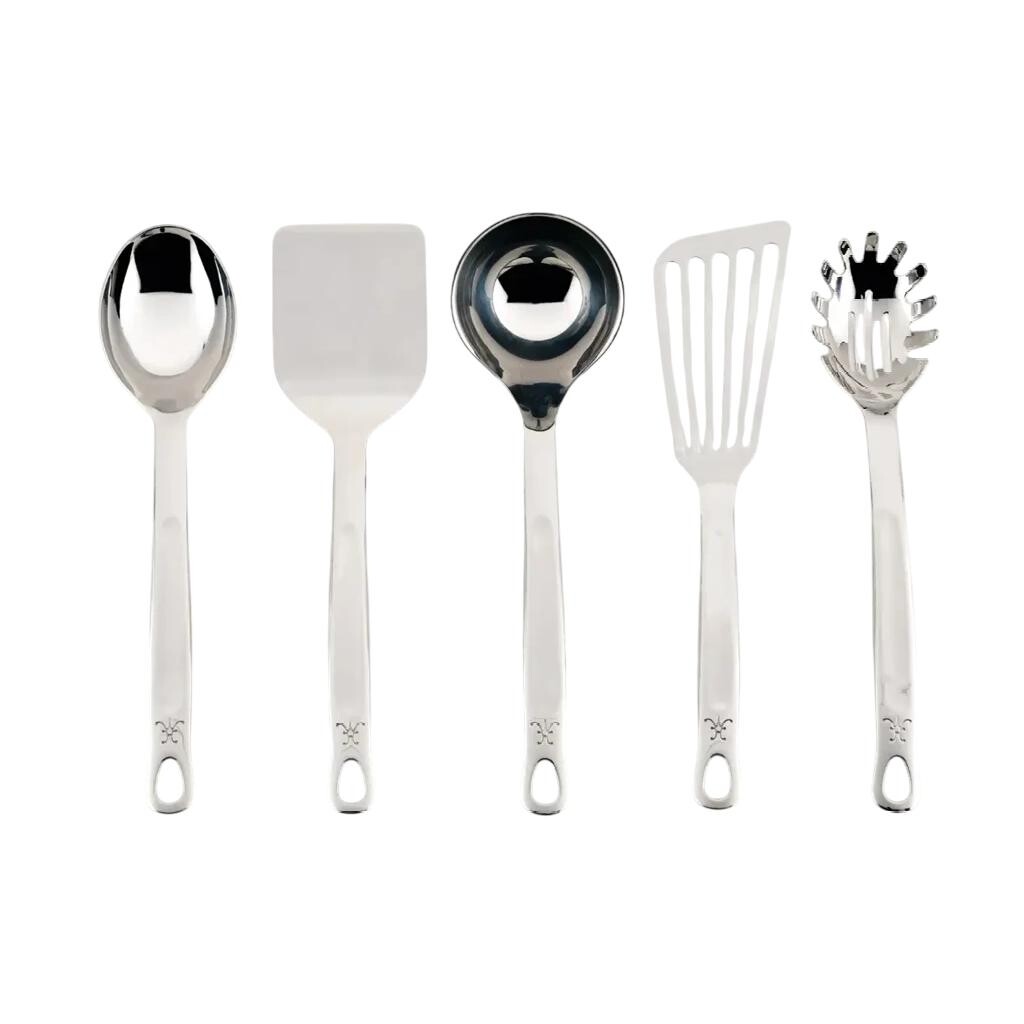 Kuchynské pomôcky PROVISIONS, sada 5 ks, strieborná, nerezová oceľ, Hestan