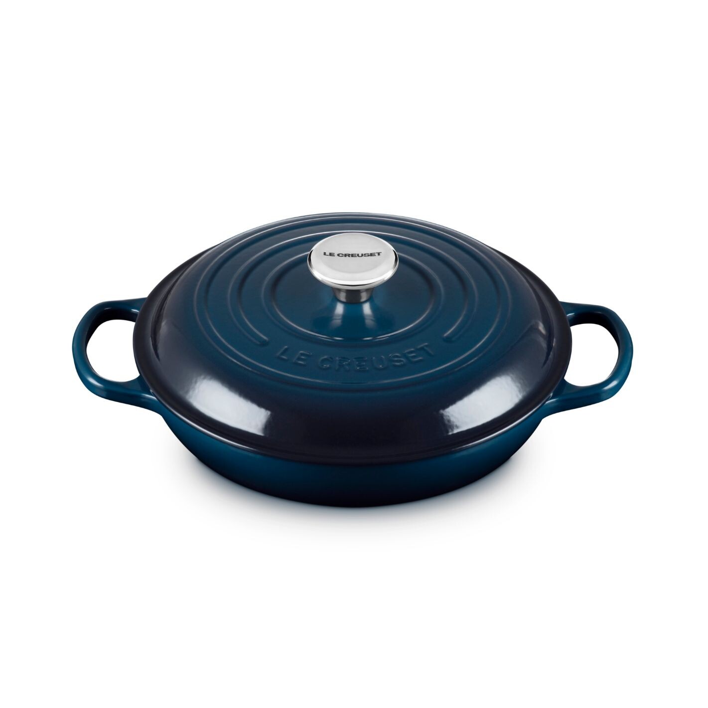 Kastról SIGNATURE 26 cm, 2,2 l, NUIT, liatina, Le Creuset