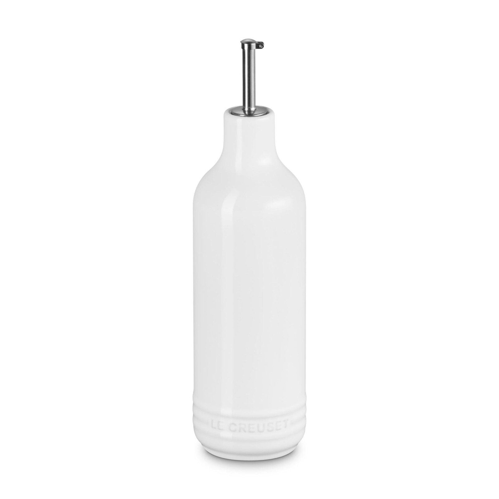 Dávkovač oleja SIGNATURE 600 ml, WHITE, kamenina, Le Creuset