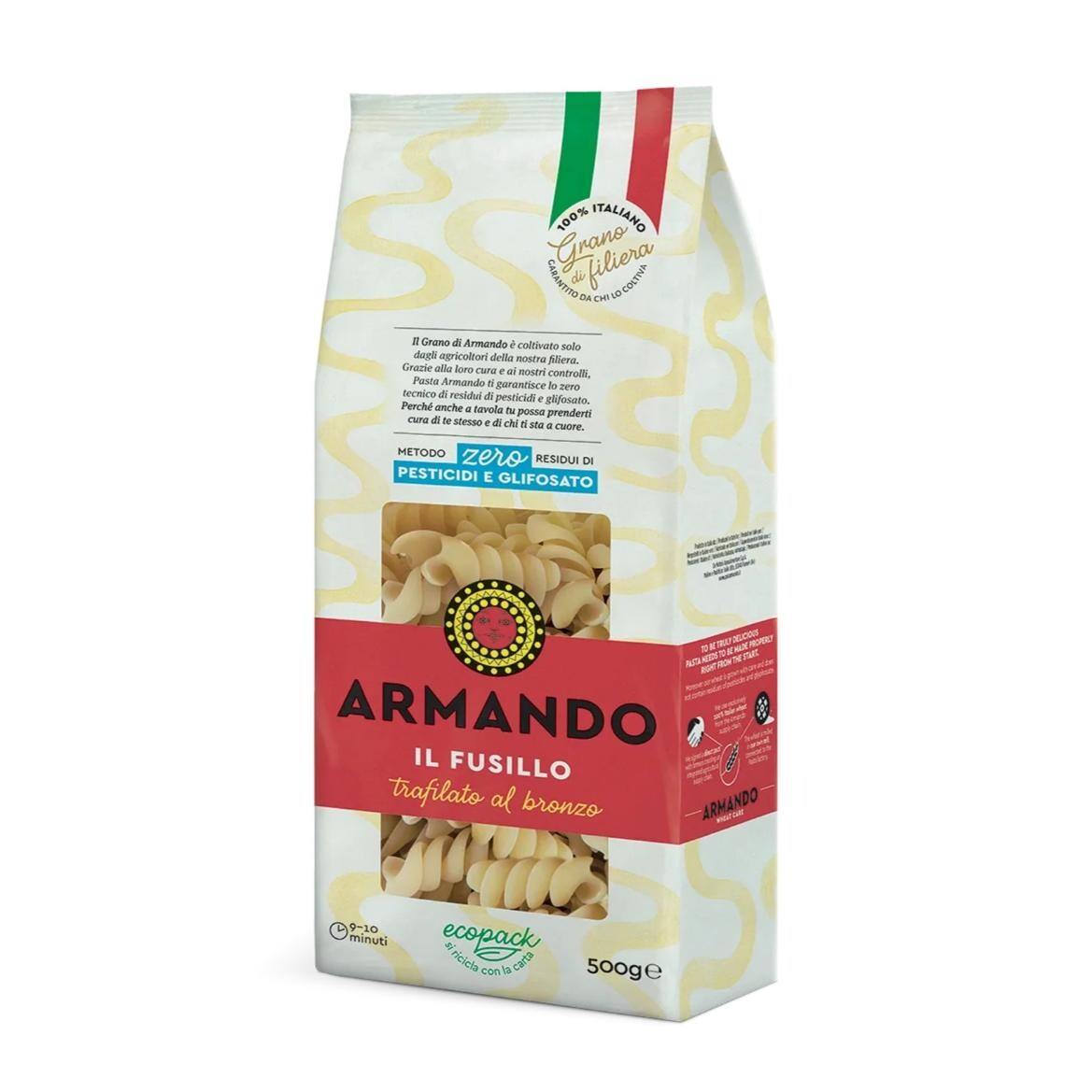 Cestoviny fusili 500 g, ARMANDO