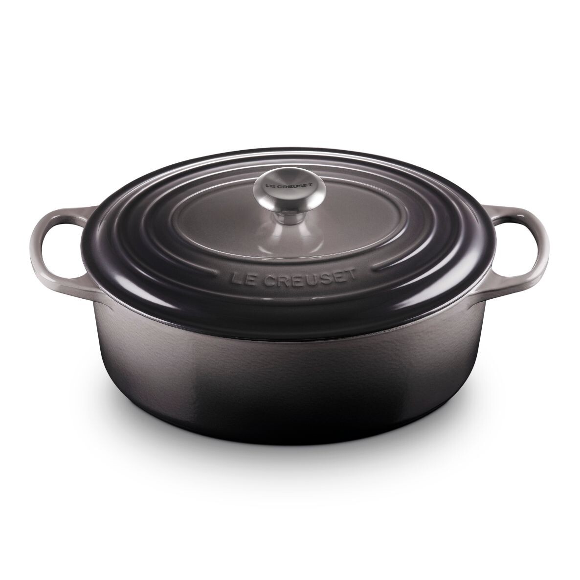 Kastról SIGNATURE 31 cm, 6,3 l, oválny, FLINT, liatina, Le Creuset