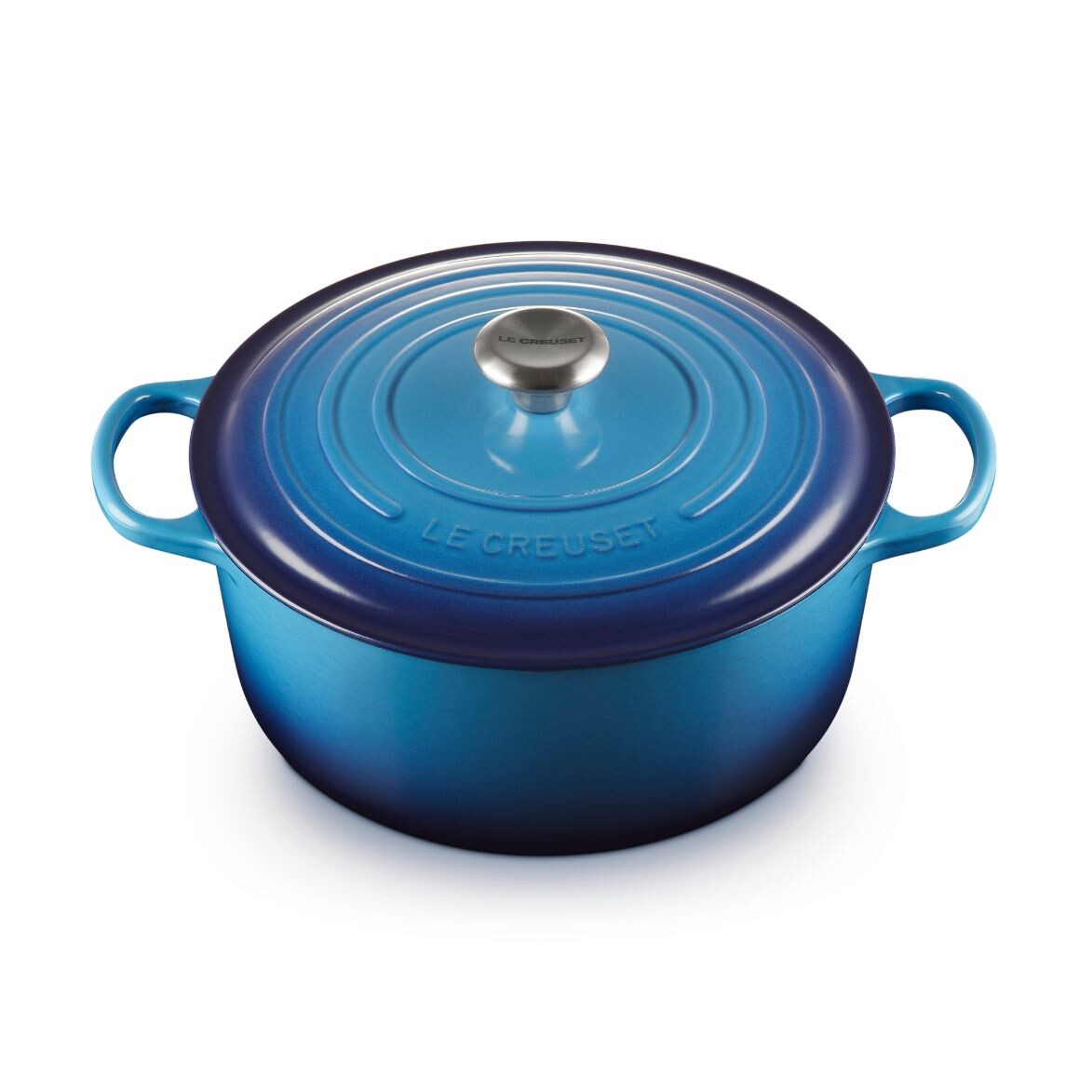 Kastról SIGNATURE 28 cm, 6,7 l, AZURE, liatina, Le Creuset