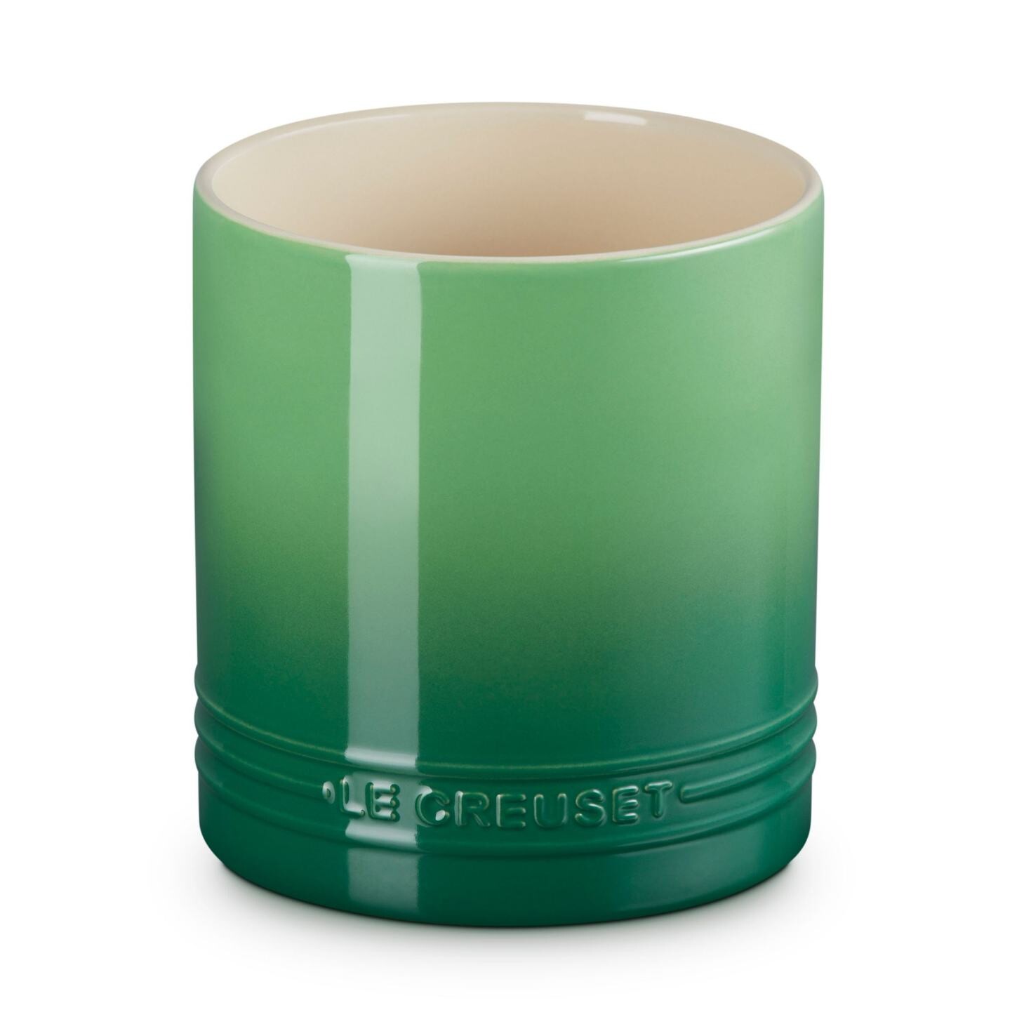 Stojan na kuchynské pomôcky SIGNATURE 14 cm, BAMBOO, kamenina, Le Creuset