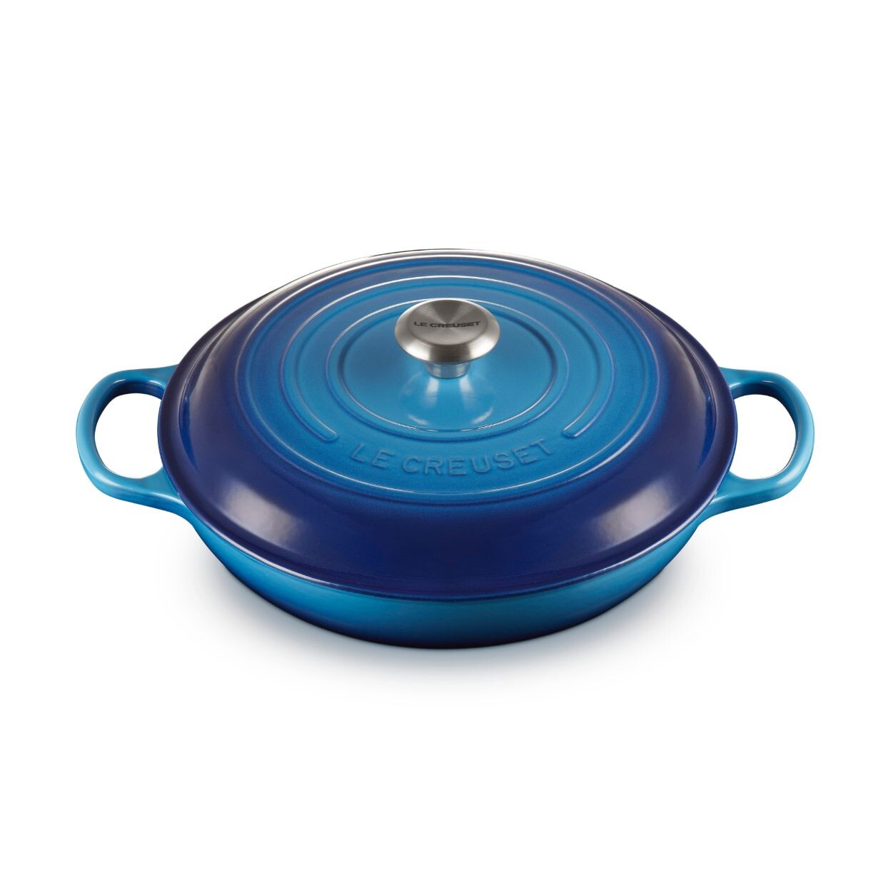Kastról SIGNATURE 30 cm, 3,5 l, AZURE, liatina, Le Creuset