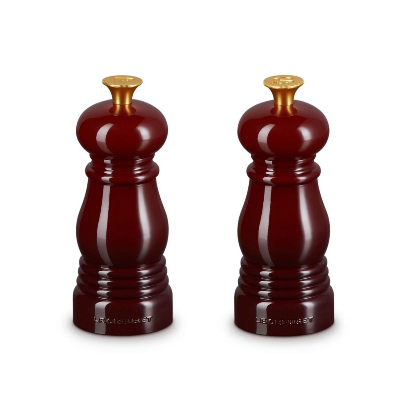 Sada mlynčekov na soľ a korenie 11 cm, sada 2 ks, GARNET, plast, Le Creuset