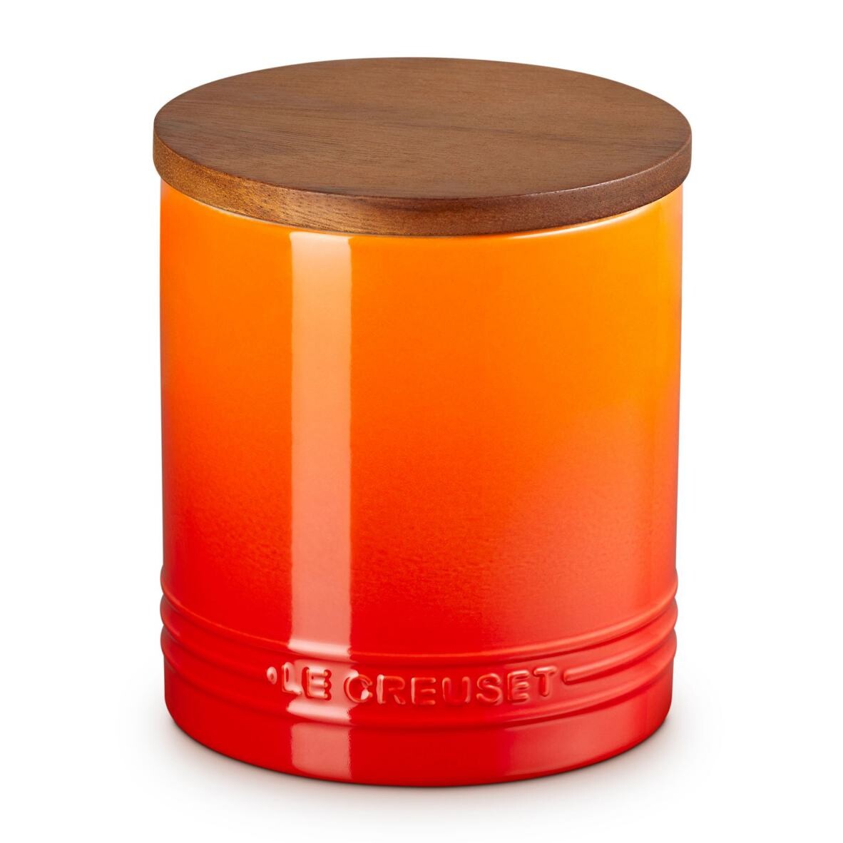 Dóza na potraviny SIGNATURE 1,1 l, FLAME, kamenina, Le Creuset