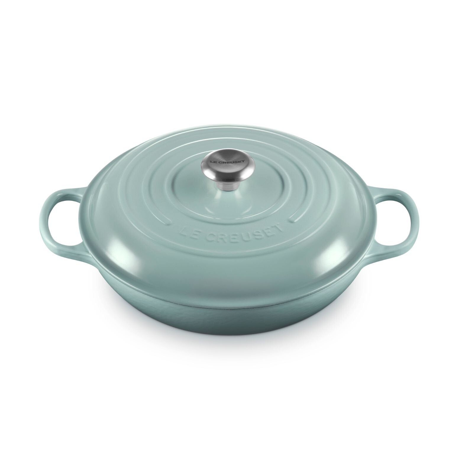 Kastról SIGNATURE 30 cm, 3,5 l, SEA SALT, liatina, Le Creuset
