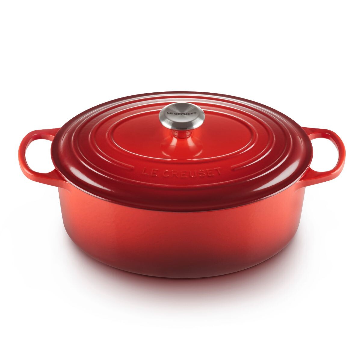 Kastról SIGNATURE 31 cm, 6,3 l, oválny, CERISE, liatina, Le Creuset