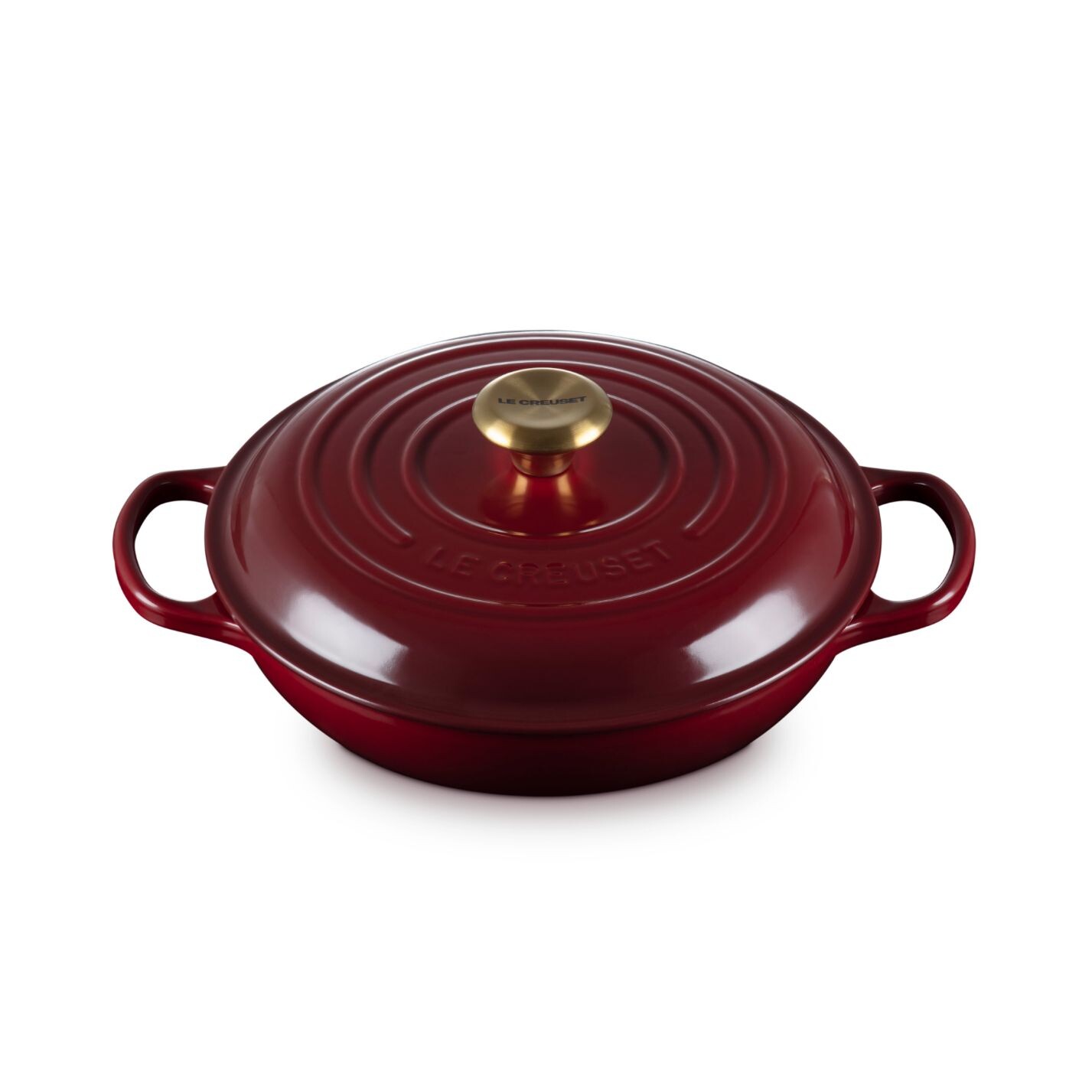 Kastról SIGNATURE 26 cm, 2,2 l, GARNET, liatina, Le Creuset